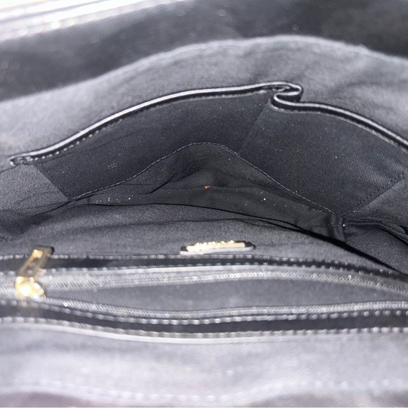 GUESS Black Backpack with Gold Studs - Picture 5 of 6